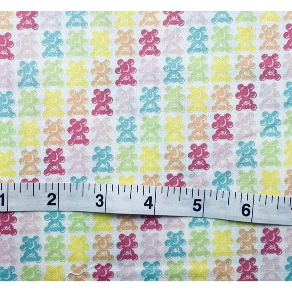 Gummy Bears Fabric Candy Fabric 100% Cotton Quilt Fabric 2yds x 44